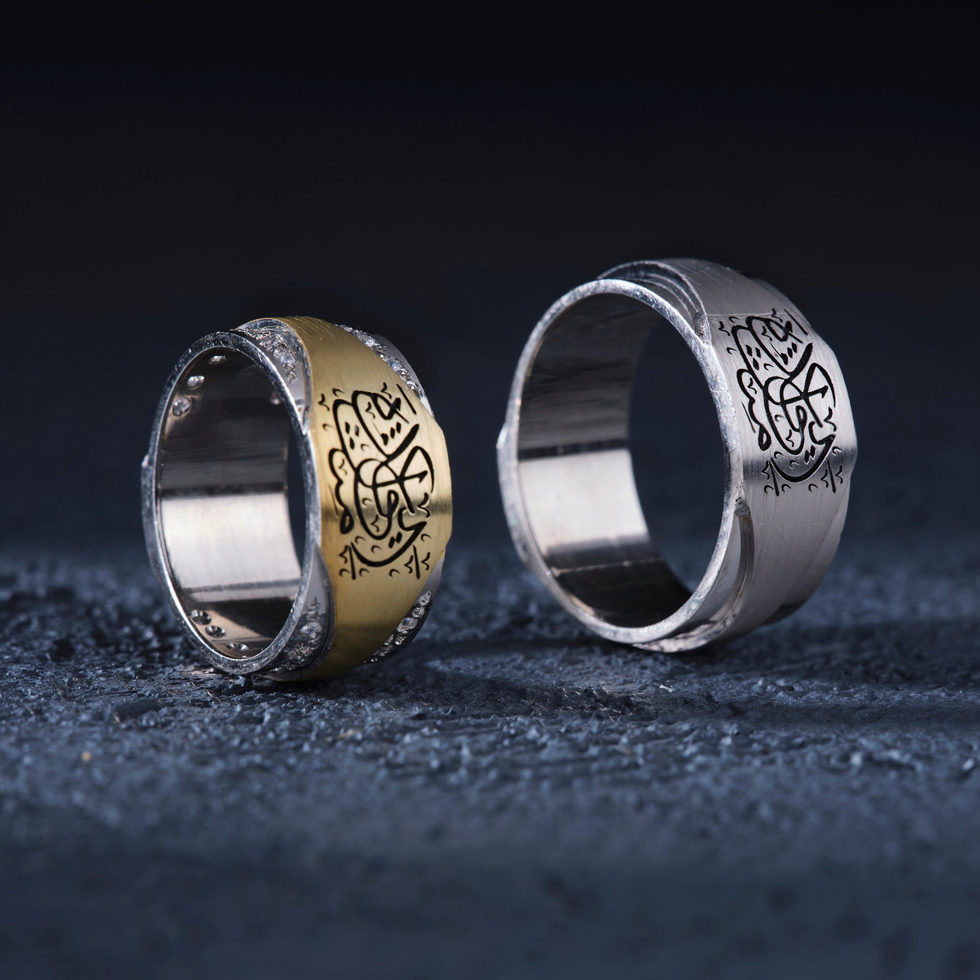 Islamic Couple Rings: Like a strong binding knot – HULYAH Islamic Couple Rings: Like a strong binding knot – HULYAH