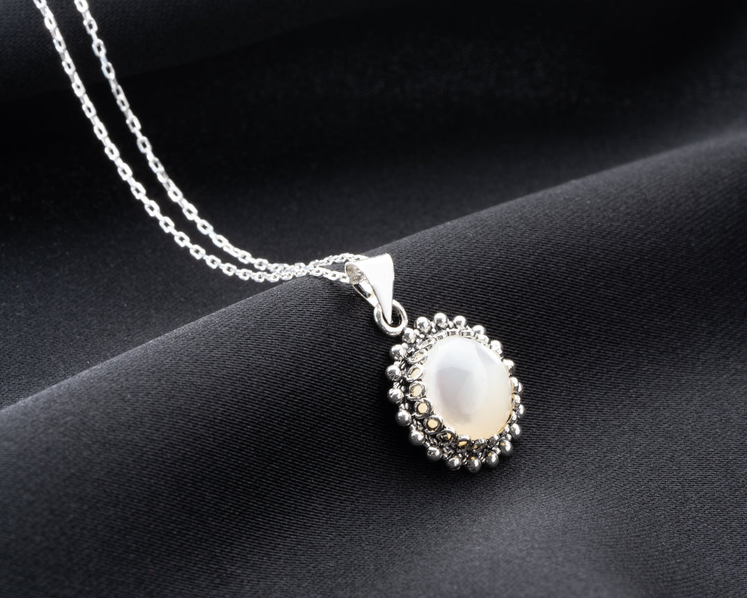 White Pearl Necklaces - Birthstone Necklace