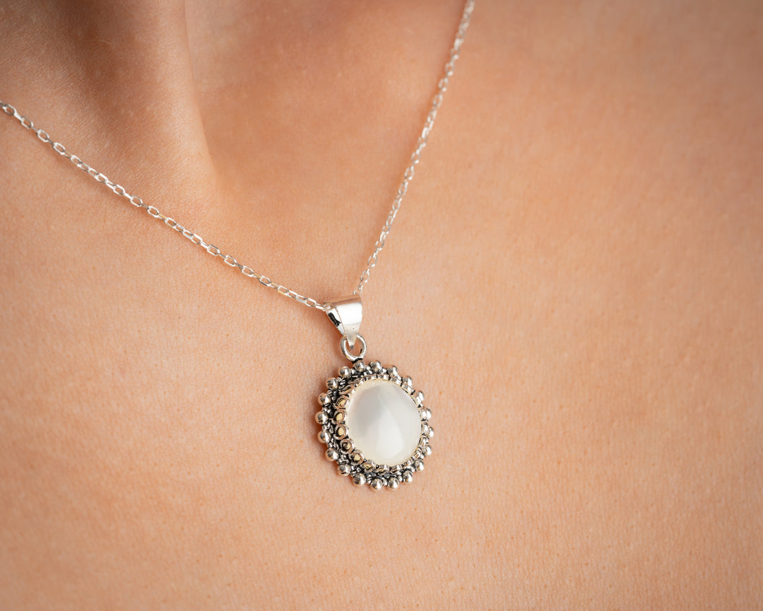 White Pearl Necklaces - Birthstone Necklace