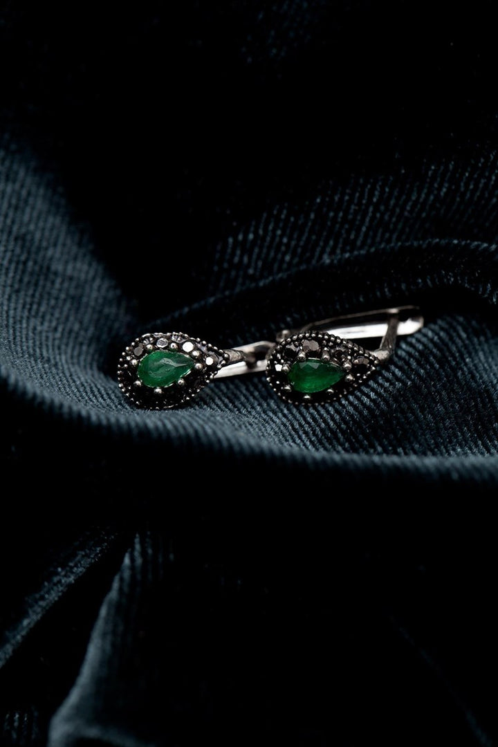 Emerald Stud Earrings for Women