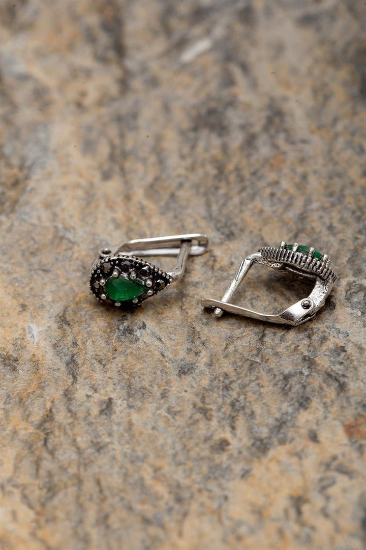 Emerald Stud Earrings for Women