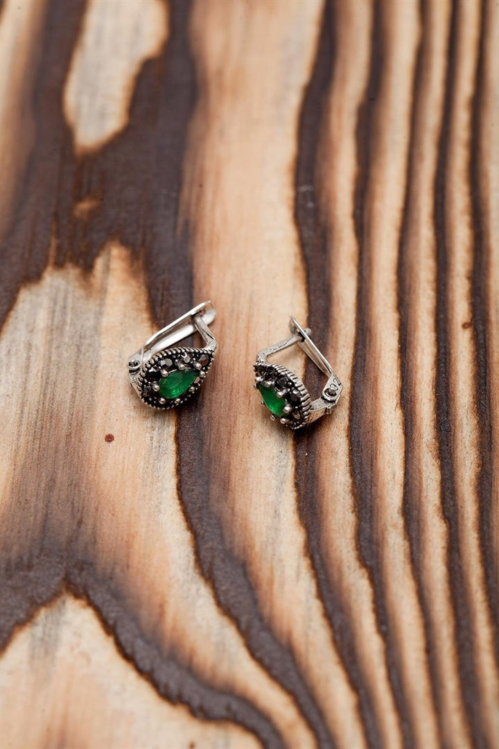 Emerald Stud Earrings for Women