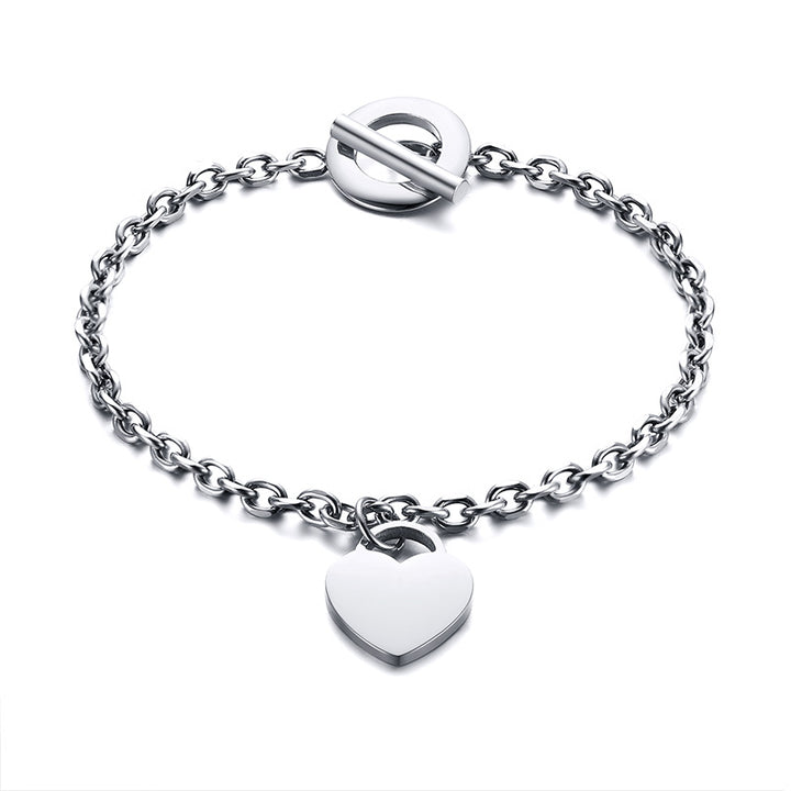 Almeria Engravable Personalised Arabic Bracelet Jewellery -Silver - Hulyah London