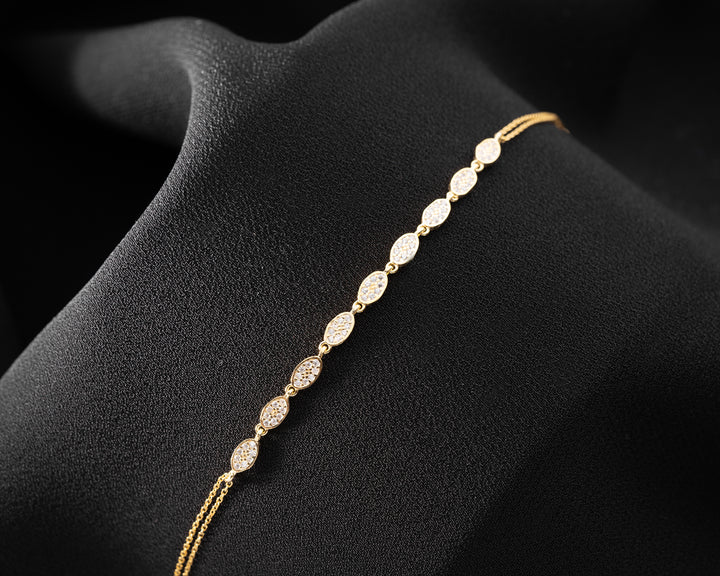 Ellipse Line Bracelet