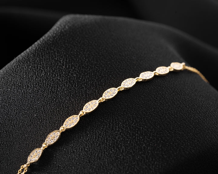 Ellipse Line Bracelet