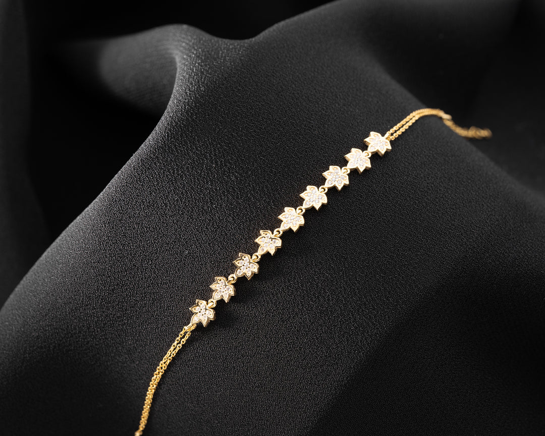 Leaf Line Bracelet