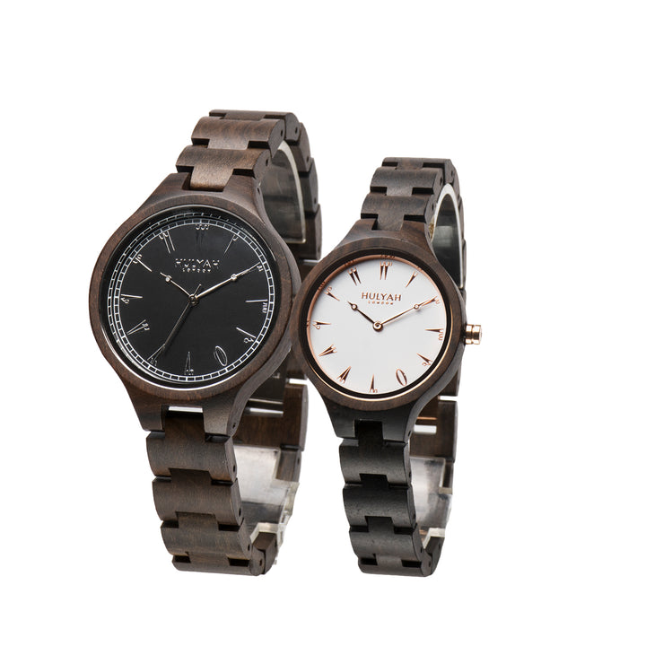 Couple Wooden Watches (SALE) N04  (2 watches) - HULYAH