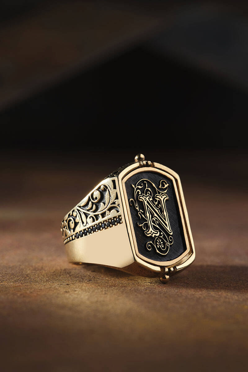 Personalized Premium Men Ring - Hulyah London