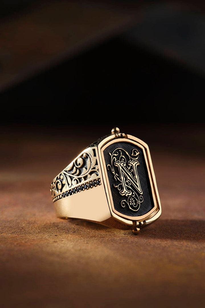 Personalized Premium Men Ring - Hulyah London