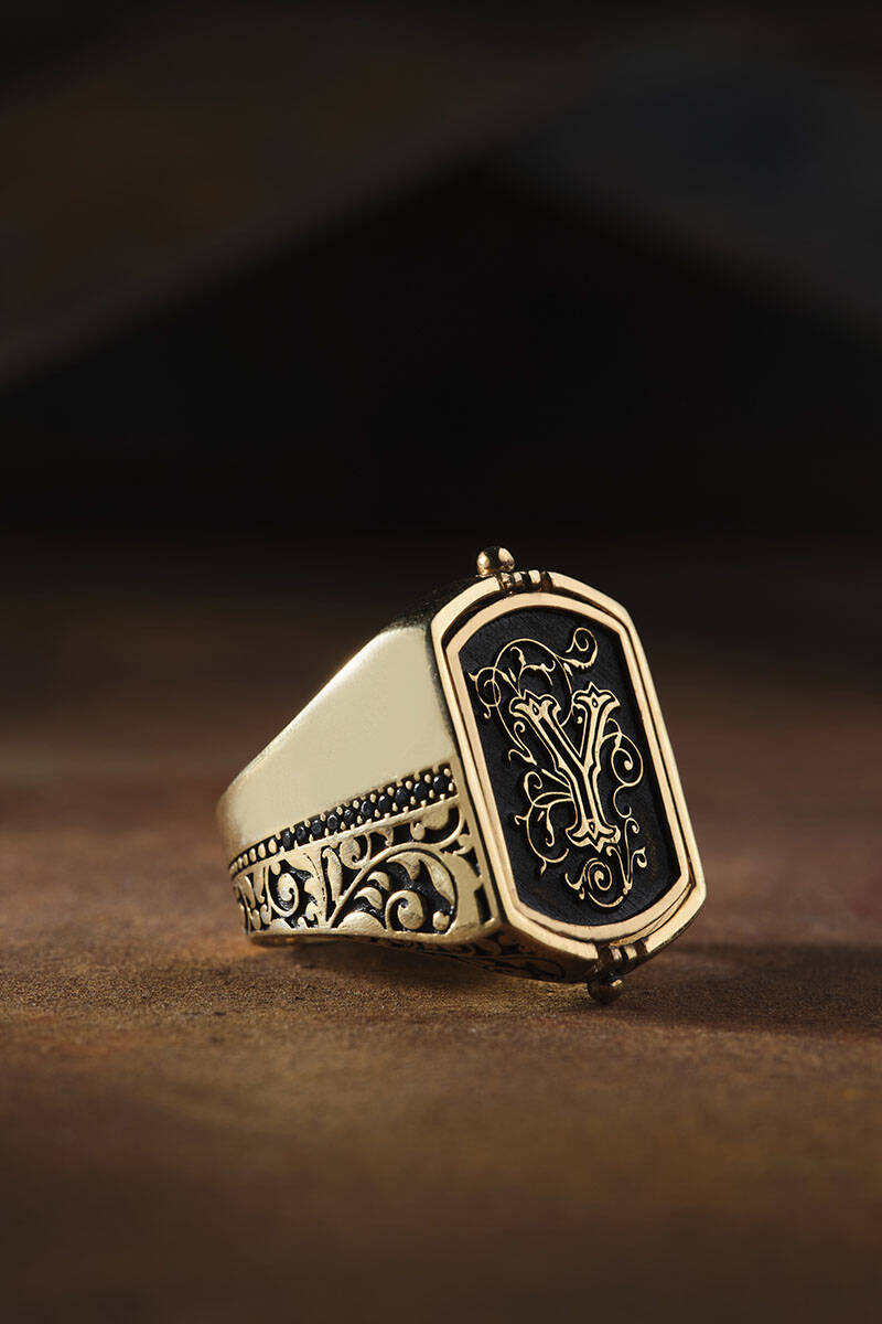 Personalized Premium Men Ring - Hulyah London