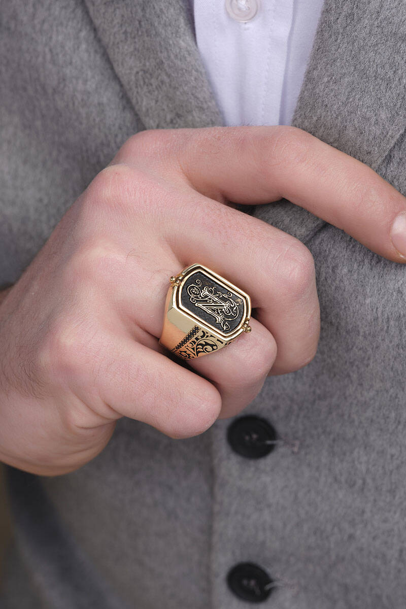 Personalized Premium Men Ring - Hulyah London