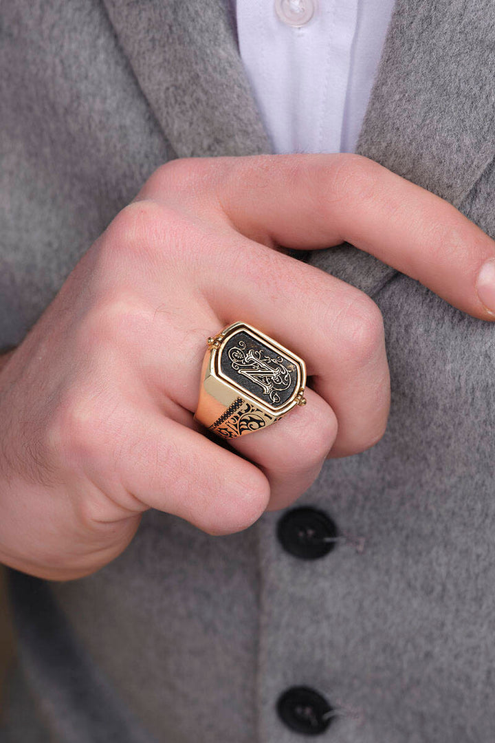 Personalized Premium Men Ring - Hulyah London