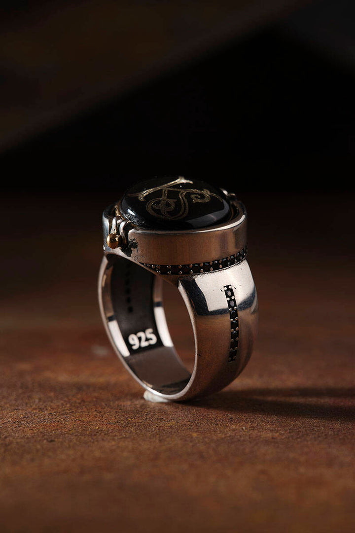 Double Sided Initial Letter Men Ring | Exclusive