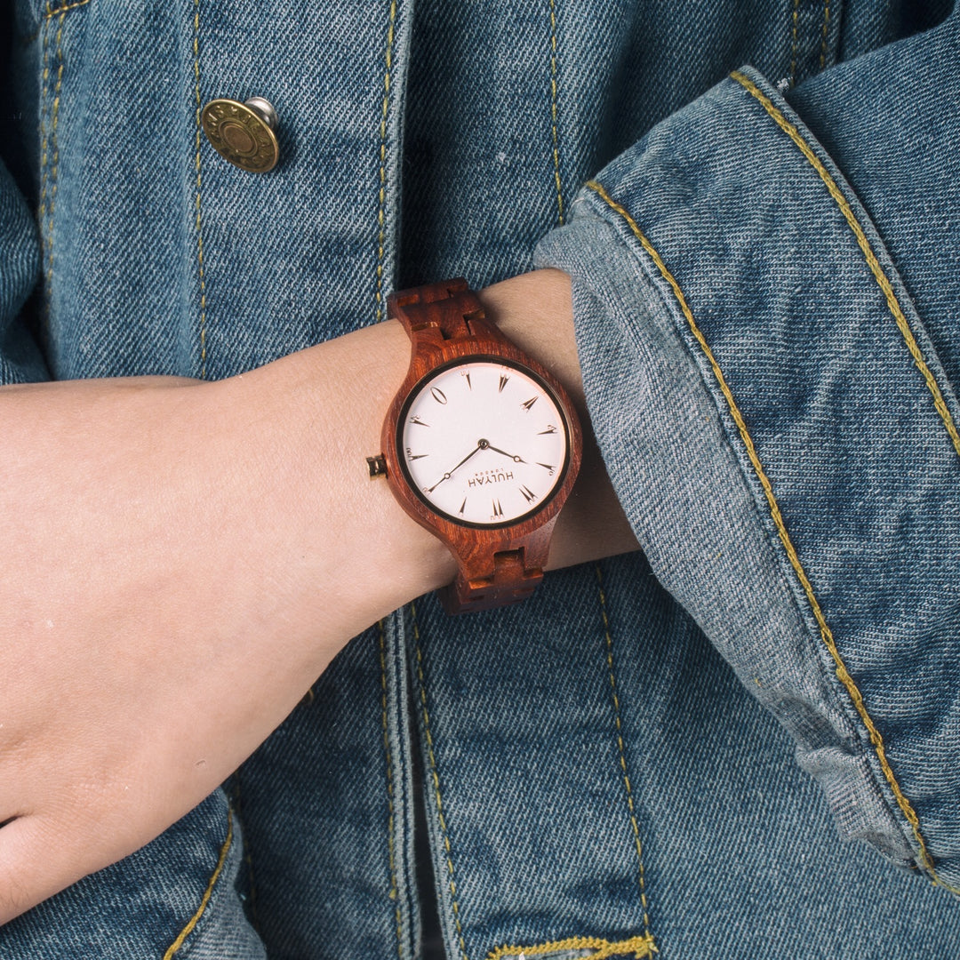 Couple Wooden Watches (SALE) N05  (2 watches) - HULYAH