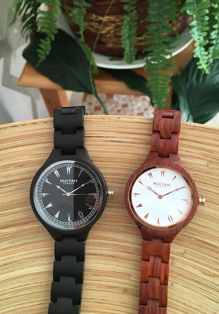 Couple Wooden Watches (SALE) N05  (2 watches) - HULYAH
