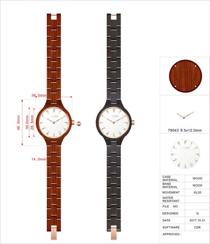 Natural Wooden N01 - HULYAH